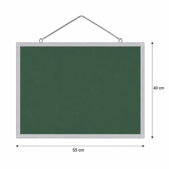 Askılı Yazı Tahtası 40x55cm Yeşil ürün görseli 1