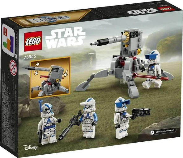 Lego 75345 Star Wars 501. Klon Trooperlar Savaş Paket ürün görseli 1