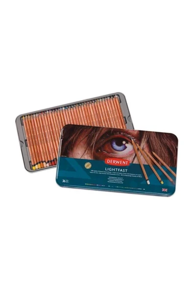 Derwent Lightfast Yağ Bazlı Kuru Boya Seti 36lı DW2302721 ürün görseli 1