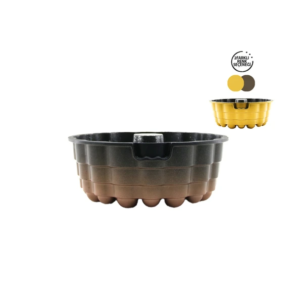 DÖKÜM GÖBEKLİ KEK KALIP ATOM ÇAP: 26CM - DERİNLİK: 8CM (5224) ürün görseli 1