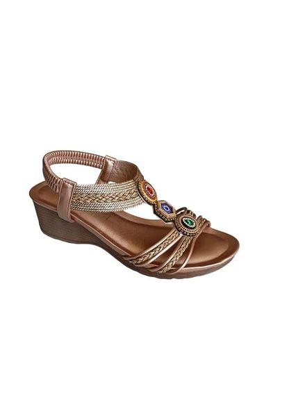 Guja 26y241-1 Bronz Kadın Yazlık Sandalet ürün görseli 1