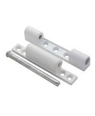 DÜZ METAL BEYAZ METAL 75MM PVC PENCERE MENTEŞE (5224) ürün görseli 1