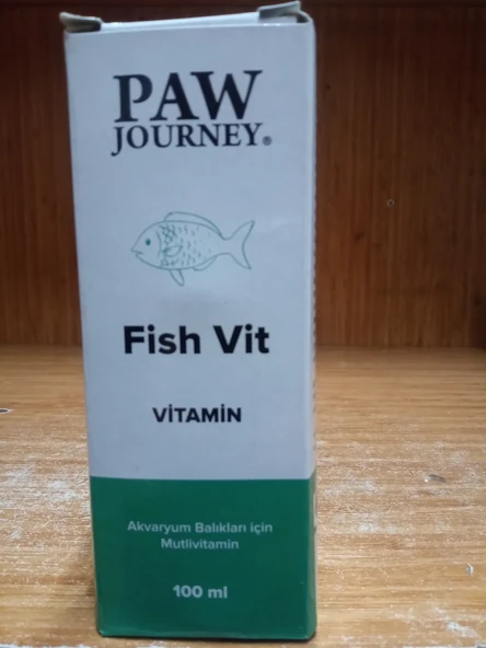Paw Journey Fish Vit Akvaryum Balıkları İçin Multivitamin 100 ml ürün görseli 1