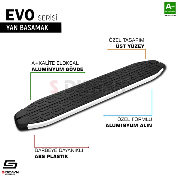 DFSK E5 Phev Evo Aluminyum Yan Basamak 193 Cm 2023 Üzeri - Resim 7