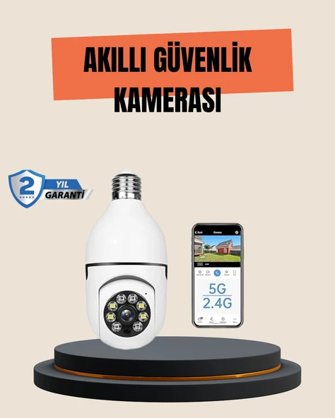 Mobil Uygulama Kontrollü Akıllı Güvenlik Kamerası ürün görseli 1