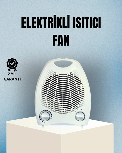 Fanlı Elektrikli Isıtıcı – 3 Kademeli Isı Ayarı Ve Güvenli Kullanım ürün görseli 1