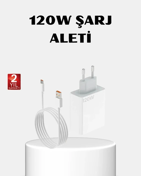 120w Type-c Hızlı Şarj Adaptörü – Akıllı Koruma Ve Turbo Güç Desteği ürün görseli 1