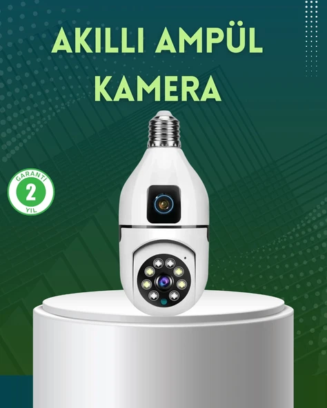 360 Derece Panoramik Wifi Kamera – Full Hd Ev Güvenlik Sistemi ürün görseli 1