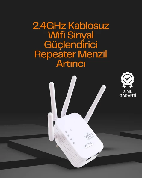 Çok Antenli Kablosuz Ağ Kapsama Alanı Genişletici ürün görseli 1