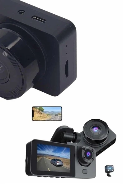 Dvr Araç İçi Kamera Hareket Algılayabilen 1080p Carplay Video Kaydedici ürün görseli 1