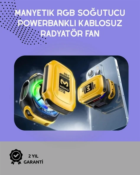 Sessiz Çalışan Yarı İletken Telefon Soğutucu | İos Ve Android Uyumlu | 10w Güç ürün görseli 1