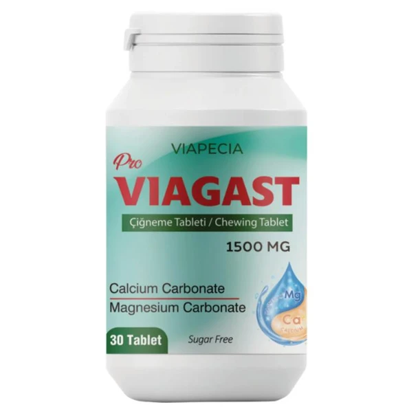 Viapecia Pro Viagast 30 Çiğneme Tableti ürün görseli 1