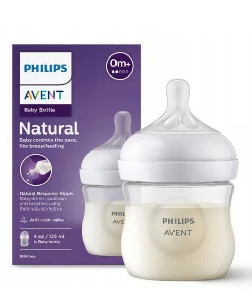 Doğal Tepkili PP Biberon, 125ml, 0+ Ay, SCY900/01 ürün görseli 1