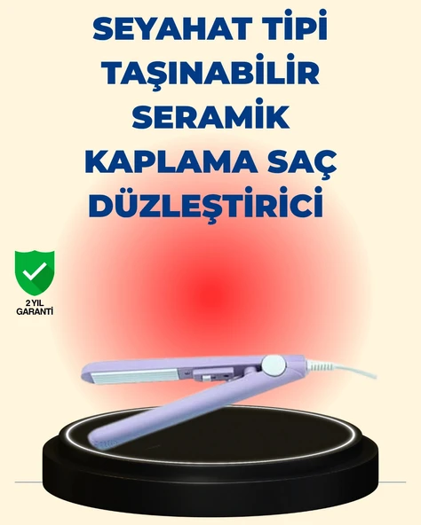 2’si 1 Arada Saç Düzleştirici Ve Bukle Maşası – Düz Ve Kıvırcık Saçlara Uygun Çok Yönlü Kullanım ürün görseli 1
