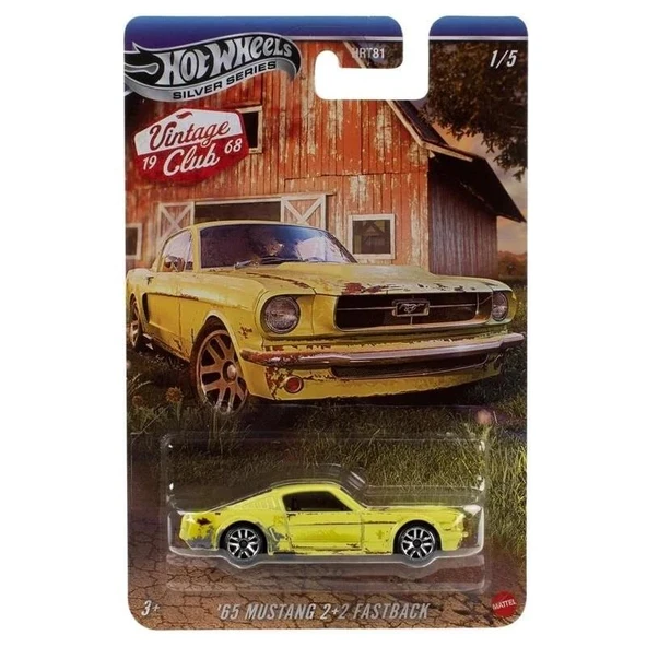 Hot Wheels VİNTAGE Arabalar Özel Seri  65 Mustang 2+2 Fastback JKY31 - HRT81 ürün görseli 1