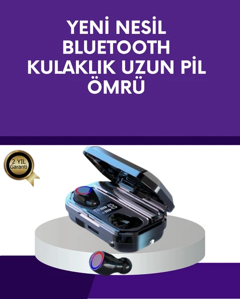 Uzun Pil Ömürlü Kablosuz Kulaklık – 4 Saat Kesintisiz Kullanım ürün görseli 1