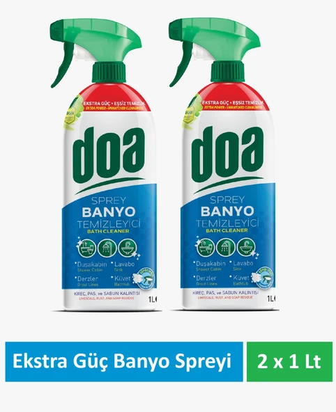 Doa Banyo Extra Güç Temizlik Spreyi 1 Lt x 2 Adet ürün görseli 1