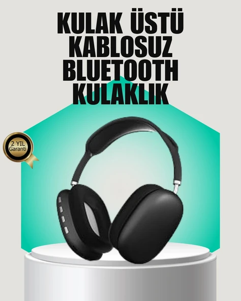 Stereo Ses Kaliteli Bluetooth Kulaklık | Katlanabilir Ve Ergonomik Tasarım ürün görseli 1
