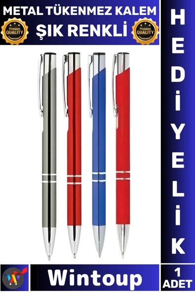 #Kalem Lüks Ofis Tipi Hediyelik Şık Ergonomik Dayanıklı Tasarım Kaliteli Metal Tükenmez Kalem Gun ürün görseli 1