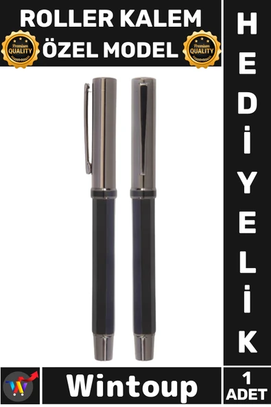 #Kalem Lüks Ofis Yazım Gereci Akıcı Jel Mürekkep Ergonomik Konforlu Şık Hediye Metal Roller Kalem ürün görseli 1