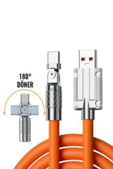 3 İn 1 Süper Hızlı Şarj Kablosu Android Ve İos Uyumlu Silikon Şarj Kablosu ürün görseli 1