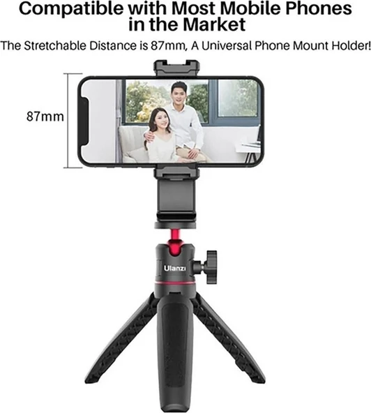 Ulanzi ST-22 Universal Telefon Tripod Standı - Resim 7