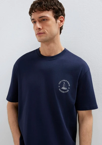 Mavi M0613282 Gemi Baskılı Tişört Erkek T-Shirt ürün görseli 1