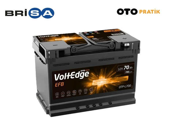 Otopratik VoltEdge 12 V 70 Ah 700 A (En) Star Stop EFB Akü-2026 ürün görseli 1