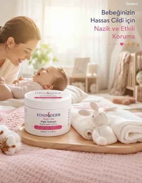 Bebek Pişik Kremi Çinko Oksit Ve Lanolin İçerikli Bariyer Krem Yoğun Onarıcı Cilt Bakım Kremi ürün görseli 1