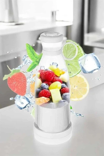 El Blender Bardak Blender Şarjlı Taşınabilir Meyve Sıkcağı Smoothie ürün görseli 1
