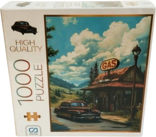 Ca Games Puzzle 1000 Parça Eski Yol - Resim 3