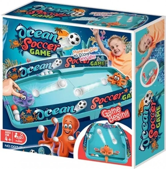 CA Games Mini Masa Futbolu Oyunu Okyonus Temalı Mini Futbol Pinball Oyunu 2 Oyunculu ürün görseli 1