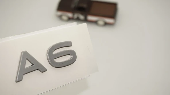 DK Tuning A6 2025+ Bagaj Gümüş Yazı Logo Arma Audi İle Uyumlu ürün görseli 1
