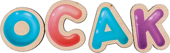 Ca Games Ahşap Alfabe Eğitici Set - Resim 3