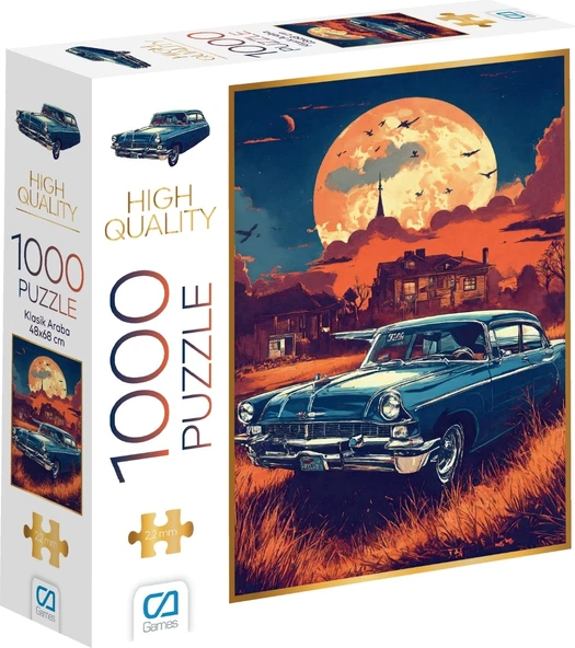 Ca Games Klasik Araba 1000 Parça Puzzle Yapboz ürün görseli 1