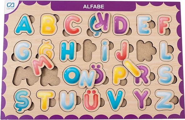 Ca Games Ahşap Alfabe Eğitici Set ürün görseli 1