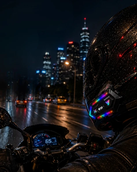 Gürültü Engelleyici Motosiklet Kask Intercom Uzun Pil Ömürlü Tasarım ürün görseli 1