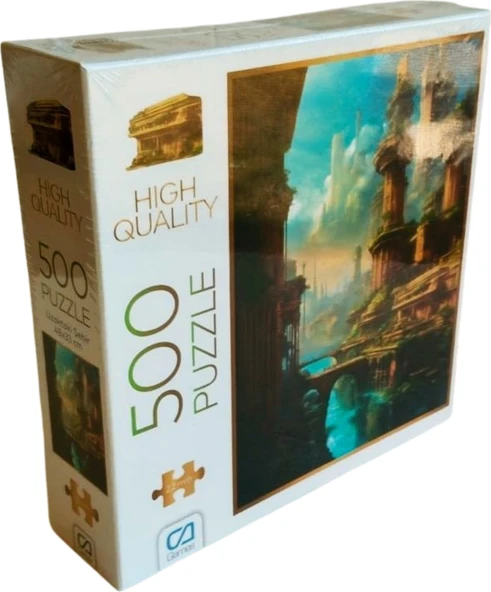 Ca Games Uzaktaki Şehir Puzzle 500 Parça ürün görseli 1