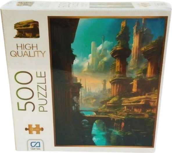 Ca Games Uzaktaki Şehir Puzzle 500 Parça - Resim 3