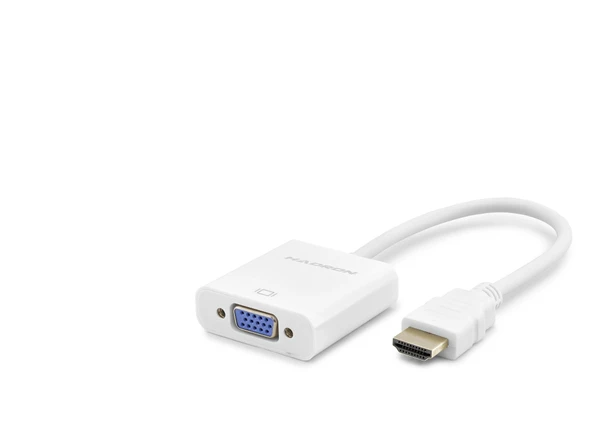 Hdmi To Vga Dişi Görüntü Dönüştürücü 1080P - Beyaz HDX2020B ürün görseli 1