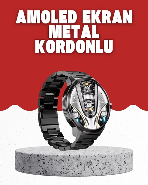 Nabız, Uyku Ve Spor Takibi İle Sw80 Akıllı Saat Sağlık Dostunuz ürün görseli 1