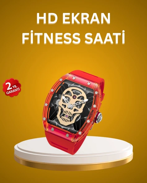 Geniş Ekranlı Akıllı Saat Şık Ve Modern Tasarım ürün görseli 1