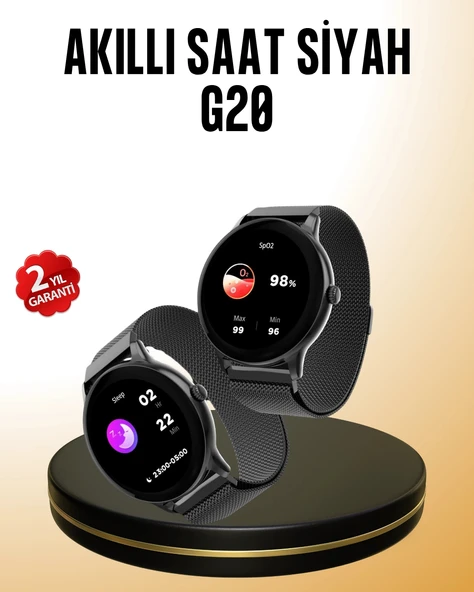 Bluetooth Akıllı Saat G20 Mini – Adım Sayar, Kalori Ölçer, Kalp Atışı Takibi ürün görseli 1