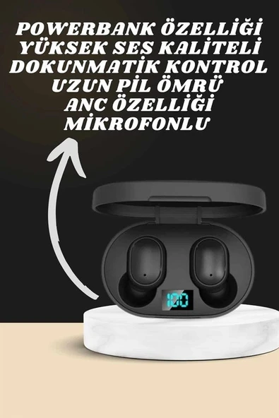 Dijital Göstergeli Kulaklık Ve 7 Kordonlu Akıllı Saat Android Ve İos Uyumlu Uyku Takibi Sesli Görüşme ürün görseli 1