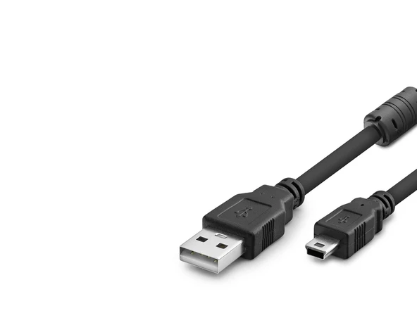Usb Mini V3/5Pin To Usb Kablo 3 M - Siyah HDX7523 ürün görseli 1