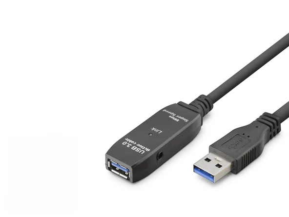 Usb 3.0 Active Repeater Uzatma Kablosu 5 M Siyah HDX7561 ürün görseli 1