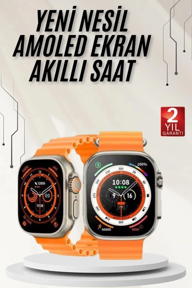 Akıllı Saat Gps Özelliği Bildirim Görme Adımsayar Sesli Görüşme Yapabilen ürün görseli 1