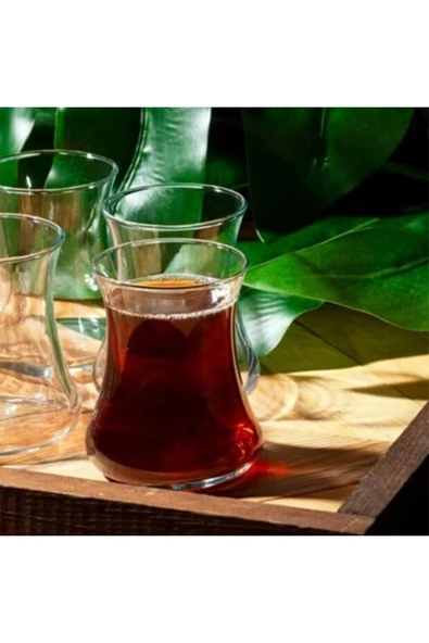 LAV Lal 6'lı Çay Bardağı - 170 Ml - Resim 3