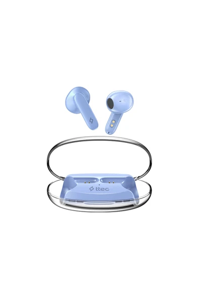 Ttec AirBeat Glace Gerçek Kablosuz TWS Bluetooth Kulaklık- 2KM170 Çelik Mavisi ürün görseli 1
