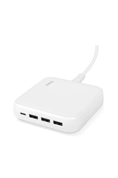 Ttec Smartcharger Quattro Gan 65W Pd Seyahat Hızlı Şarj Aleti USB-C + 3 USB-A MacBook, iPhone uyumlu Beyaz ürün görseli 1